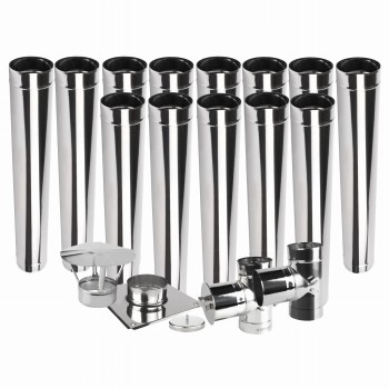 Wkład kominowy jednościenny KJ fi 400 13 mb kwasoodporny