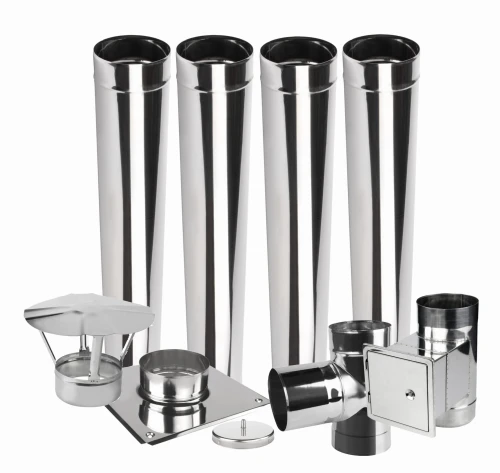 Wkład kominowy jednościenny KJ2 fi 400 4 mb kwasoodporny