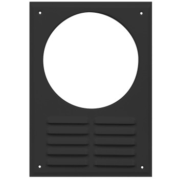 Kratka wentylacyjna pod okap fi 120 czarna