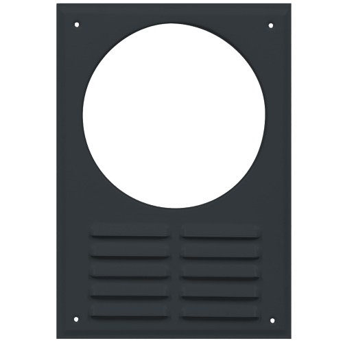 Kratka wentylacyjna pod okap fi 125 antracyt