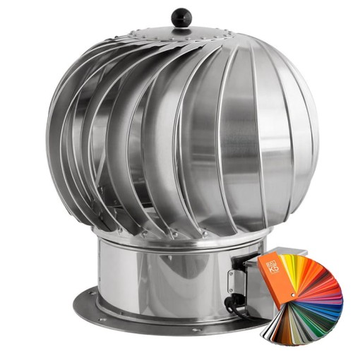 Turbowent hybrydowy Darco fi 200 podstawa z kołnierzem RAL TH200ML-BIII