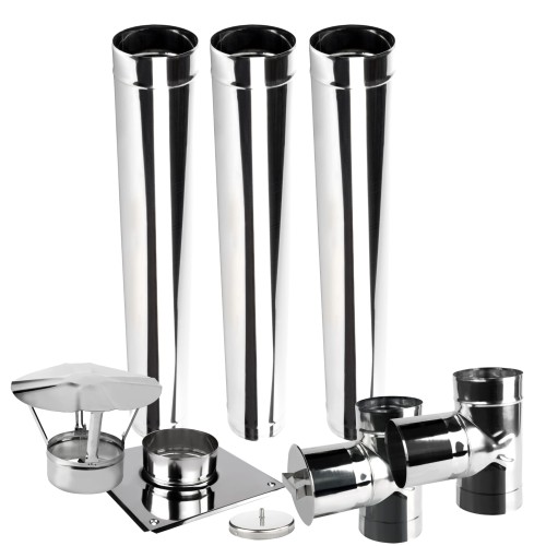 Wkład kominowy jednościenny KŻJ fi 250 3 mb żaroodporny