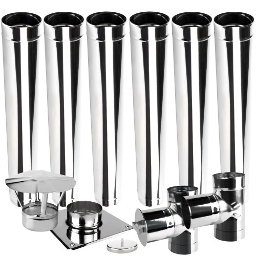 Wkład kominowy żaroodporny fi 220 6 mb