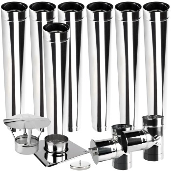 Wkład kominowy jednościenny KŻJ fi 250 7 mb żaroodporny 