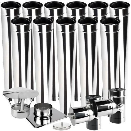 Wkład kominowy żaroodporny fi 250 11 mb