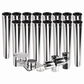 Wkład kominowy jednościenny KŻJ fi 250 15 mb żaroodporny  