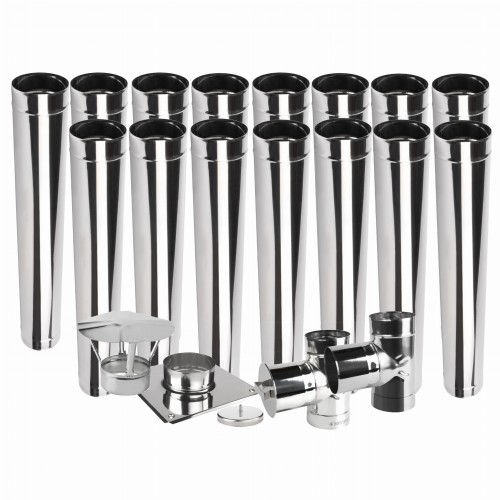 Wkład kominowy jednościenny KŻJ fi 300 15 mb żaroodporny