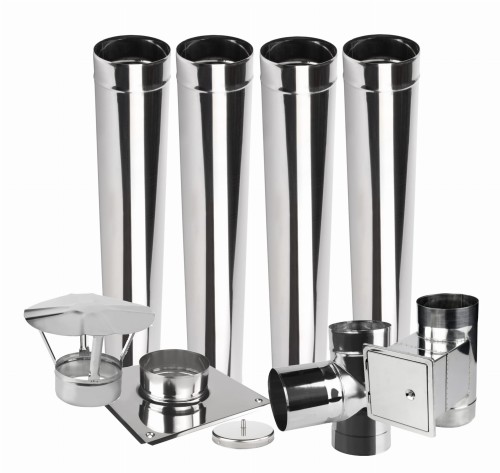 Wkład kominowy jednościenny KŻJ2 fi 300 4 mb żaroodporny