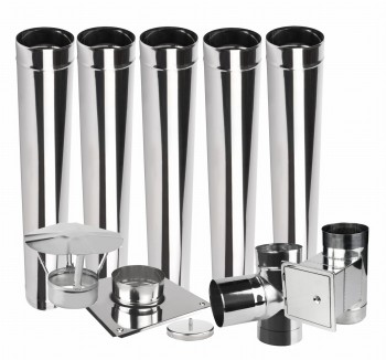 Wkład kominowy jednościenny KŻJ2 fi 160 5 mb żaroodporny  