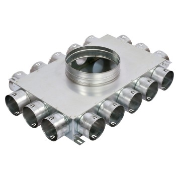 Rozdzielacz rurowy szesnasto-króćcowy SK 16x75/160 ocynkowana