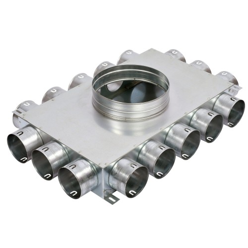 Rozdzielacz rurowy szesnasto-króćcowy SK 16x63/160 ocynkowana