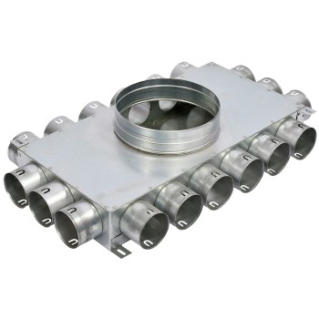 Rozdzielacz rurowy osiemnasto-króćcowy SK 18x63/160 ocynkowany