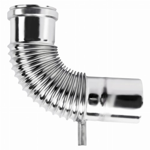 Kolano kominowe z odskraplaczem Turbo 90° fi 60 kwasoodporne