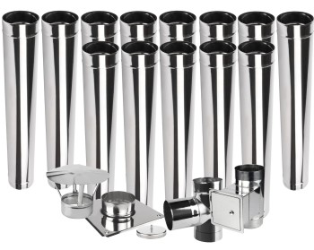 Wkład kominowy jednościenny KŻJ2 fi 220 14 mb żaroodporny  