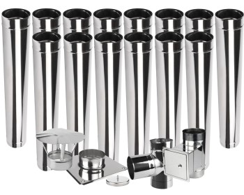 Wkład kominowy jednościenny KŻJ3 fi 120 14 mb żaroodporny 