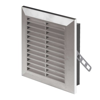 Kratka wentylacyjna 11x14 satynowa skośna Classic T48ss