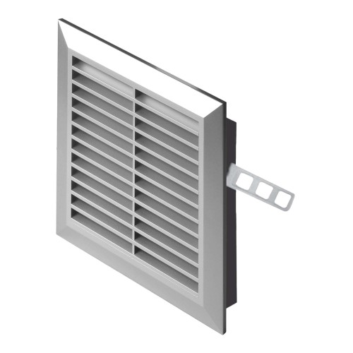 Kratka wentylacyjna 14x14 satynowa skośna Classic T40ss