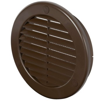 Kratka wentylacyjna TRU14Kbr fi 100 brązowa skośna