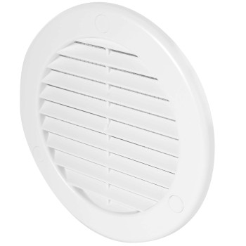 Kratka wentylacyjna TRU16 fi 125 biała skośna