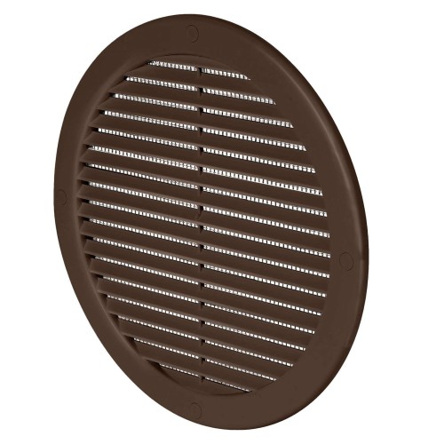 Kratka wentylacyjna TRU20br fi 200 brązowa skośna