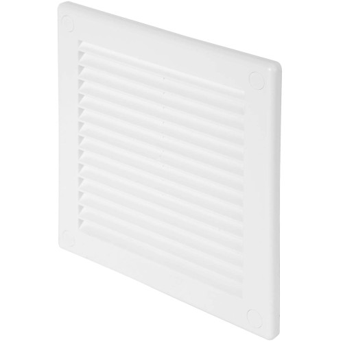 Kratka wentylacyjna TRU2 15x15 biała skośna