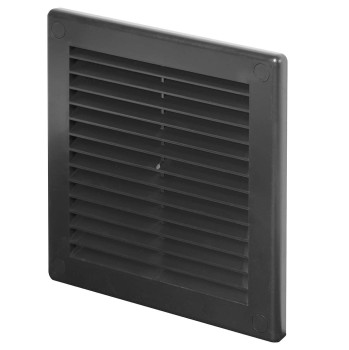 Kratka wentylacyjna TRU2cz 15x15 czarna skośna