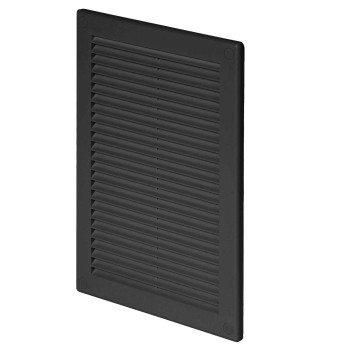 Kratka wentylacyjna TRU4cz 14x21 czarna skośna