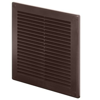 Kratka wentylacyjna TRU6br 20x20 brązowa skośna