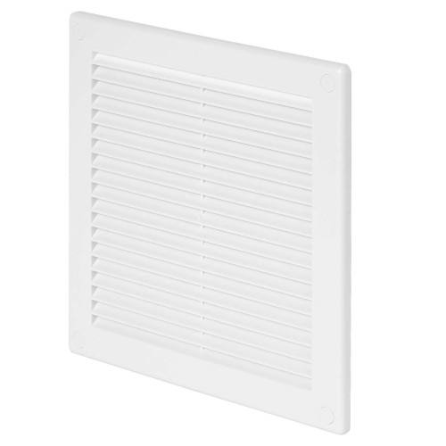 Kratka wentylacyjna TRU8 25x25 biała skośna