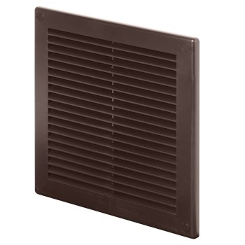 Kratka wentylacyjna TRU8br 25x25 brązowa skośna