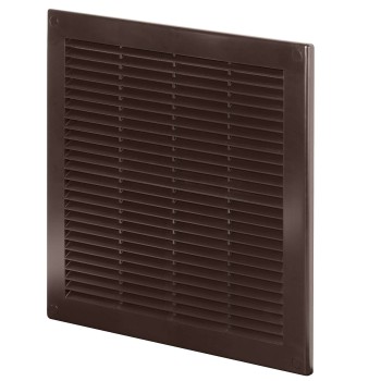 Kratka wentylacyjna TRU10br 30x30 brązowa skośna