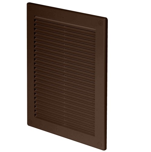 Kratka wentylacyjna TRU22br 20x25 brązowa skośna