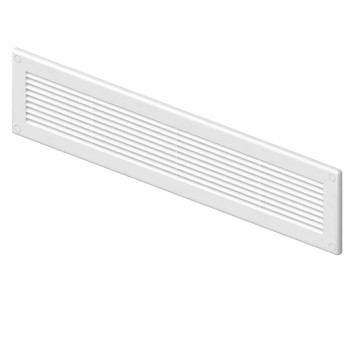 Kratka wentylacyjna TRU26 46x11 biała skośna