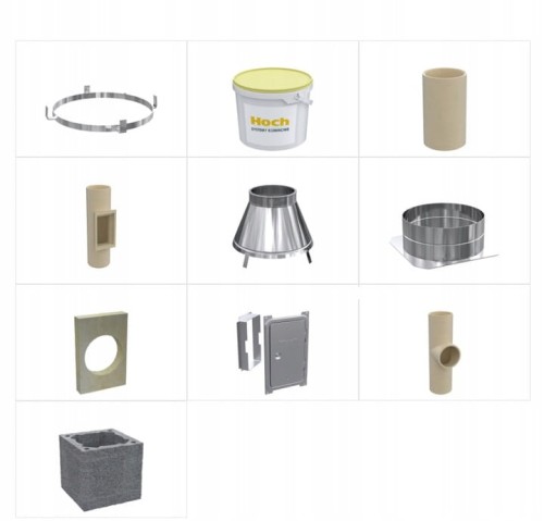 Komin ceramiczny HOCH Standard S fi 250 7,33 m