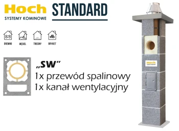 Komin ceramiczny HOCH Standard SW fi 180 8,33 m    