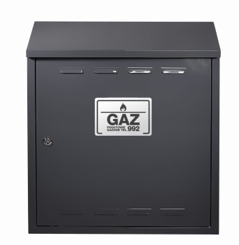 Szafka gazowa 70x90x25 grafit bez pleców z dnem 