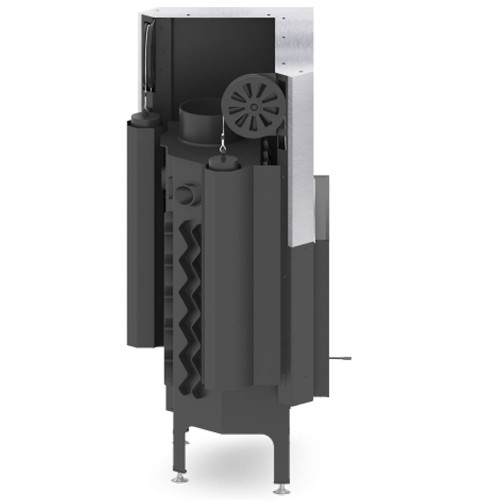 Wkład kominkowy Albero 9 kW Prawy Gilotyna szyba DECOR gięta