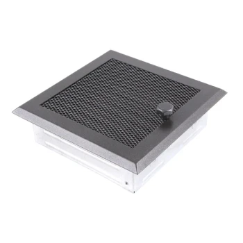  Kratka kominkowa STANDARD 16x16 z żaluzją grafit