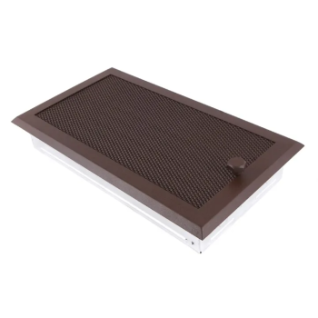 Kratka kominkowa STANDARD 16x32 z żaluzją brąz