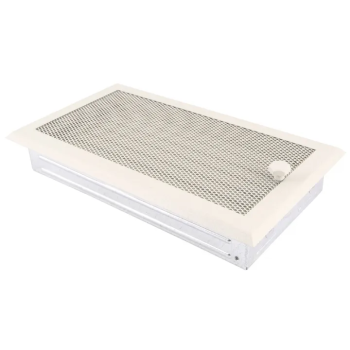 Kratka kominkowa STANDARD 16x32 z żaluzją krem brokatowy