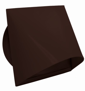 Czerpnia / Wyrzutnia powietrza CWPO fi 125 brązowa RAL 8017