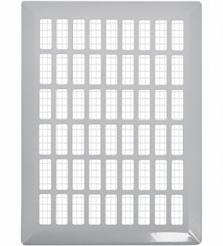 Kratka wentylacyjna 14x21 szara prosta EWS