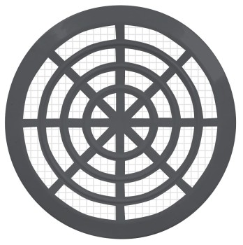 Kratka wentylacyjna sufitowa fi 125 grafit SEWOS