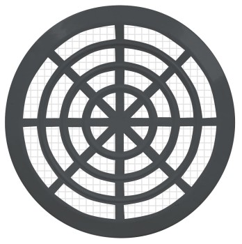 Kratka wentylacyjna sufitowa fi 125 antracyt SEWOS