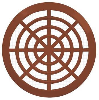 Kratka wentylacyjna sufitowa fi 125 ceglasta SEWOS