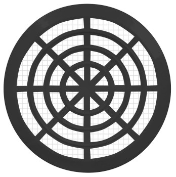 Kratka wentylacyjna sufitowa fi 110 czarna SEWOS