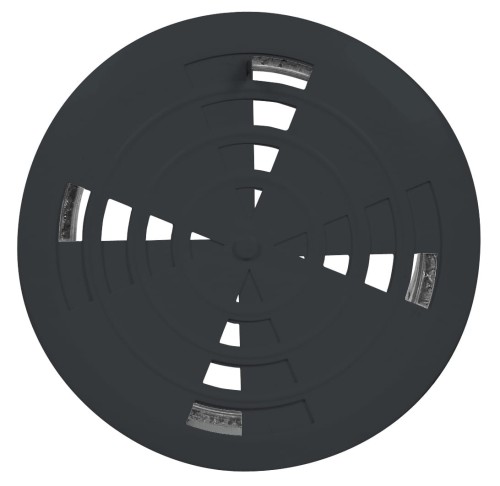 Kratka wentylacyjna fi 150 antracyt regulowana EWR