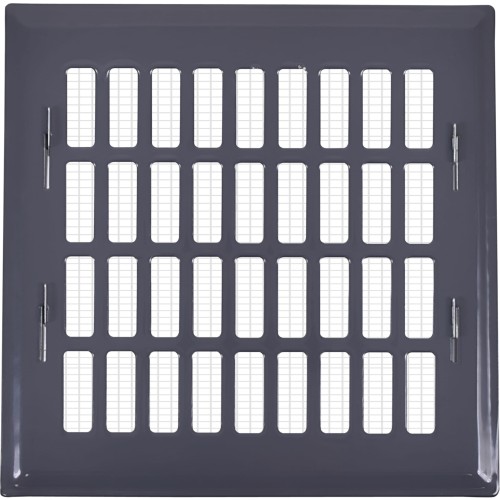 Kratka wentylacyjna 10x10 antracyt prosta EP