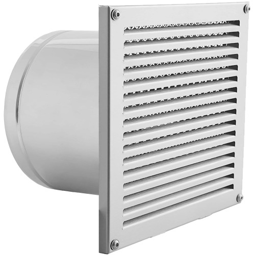 Czerpnia powietrza ścienna RAINSTOP fi 150 chromoniklowa