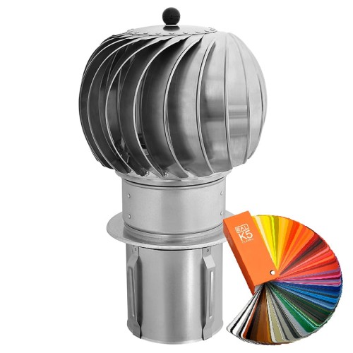 Turbowent Darco fi 150 z podstawa wciskaną malowana RAL TU150ML-PT